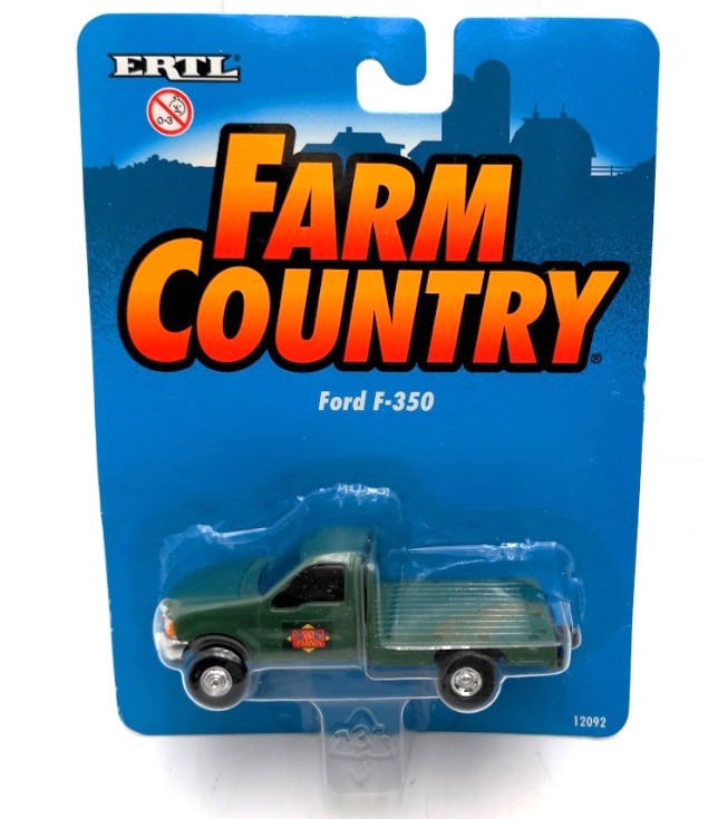 Ertl 12092 1:64 Scale Farm Country Green Ford F-350 C&S Farm Truck