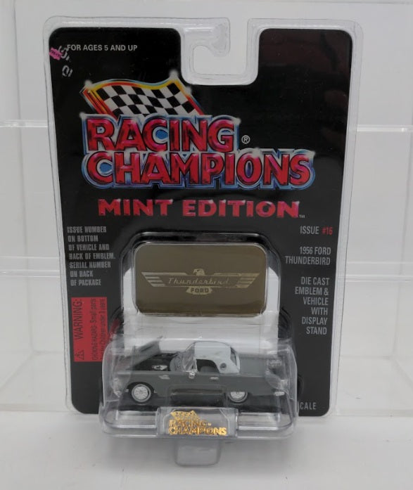 Racing Champions 08100-08108 1:56 Scale #16 Grey 1956 Ford Thunderbird Die Cast
