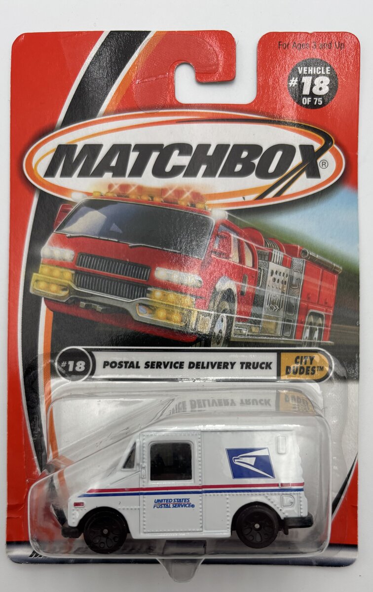 Matchbox 92222 1:64 Postal Service Delivery Truck Mattel Wheels #18