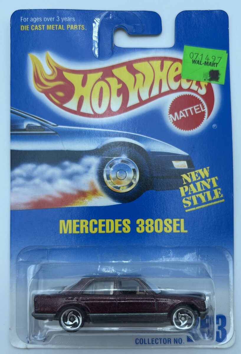 Hot Wheels 12346 1:64 Mercedes 380SEL #253