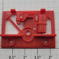 Lionel 12038-125 Red 3-Bay Hopper Rear Truck Brake Cylinder Bracket