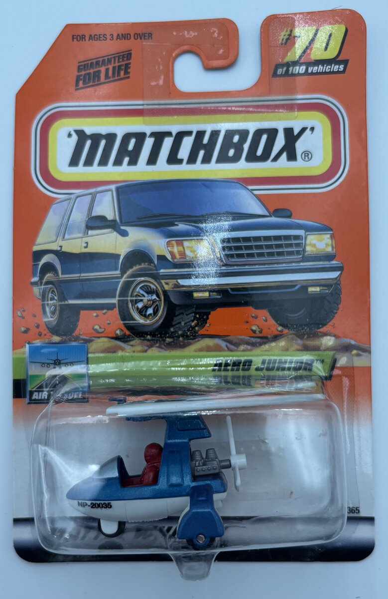 Matchbox 96365 1:64 Aero Junior Mattel Wheels #70