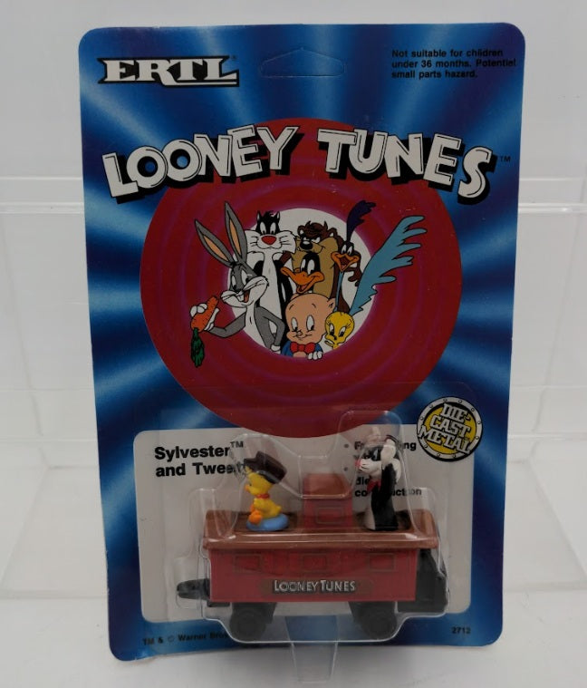 Ertl 2712 1:64 Scale Looney Tunes Sylvester and Tweety in Caboose Die Cast Metal