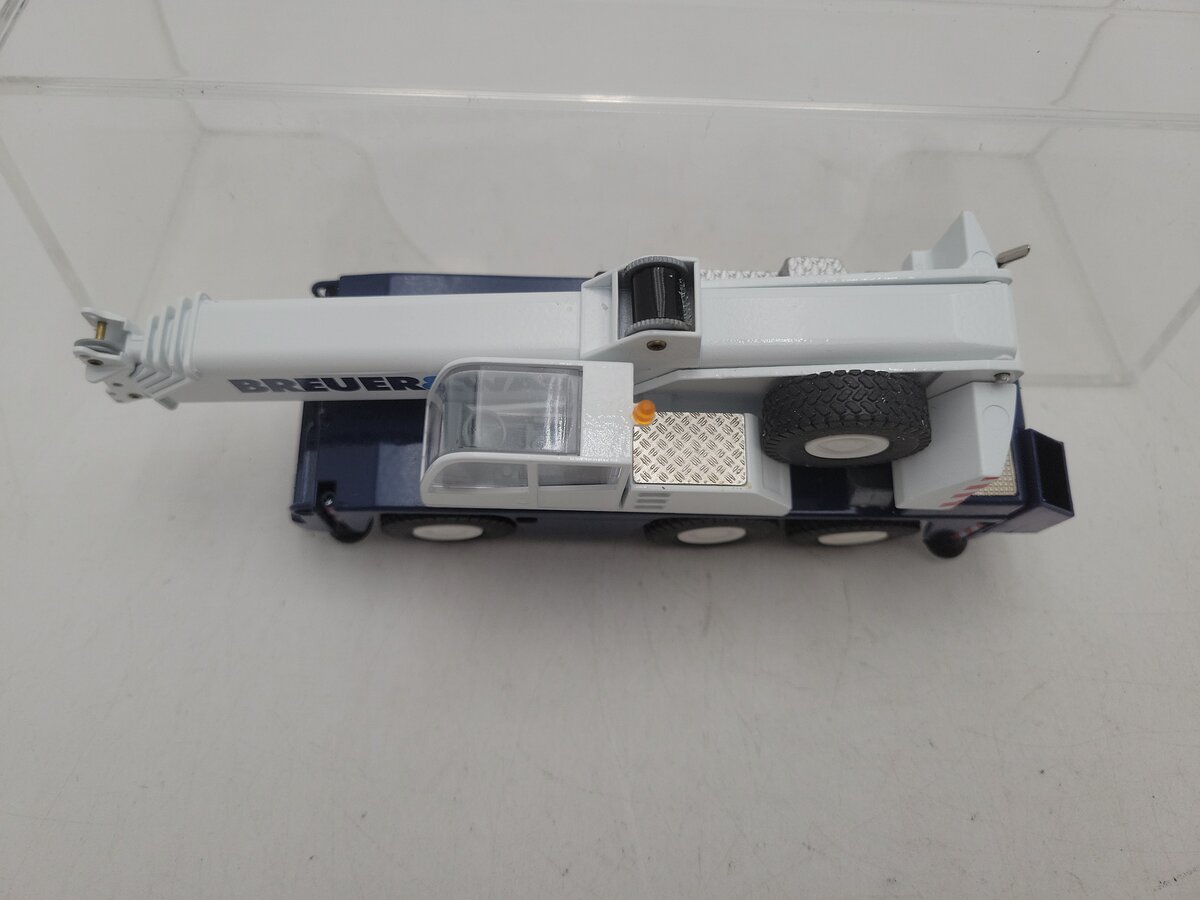 Conrad 2093 1:50 Scale Breuer & Wasel Telescopic Crane W/Eextendeble Arm Diecast LN