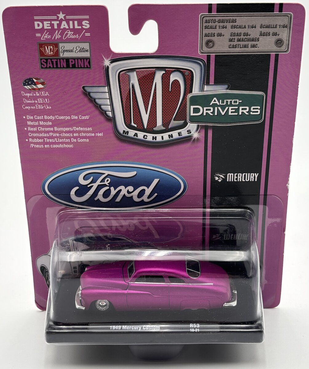 M2 Machines 11228 1:64 1949 Mercury Custom R53 18-21