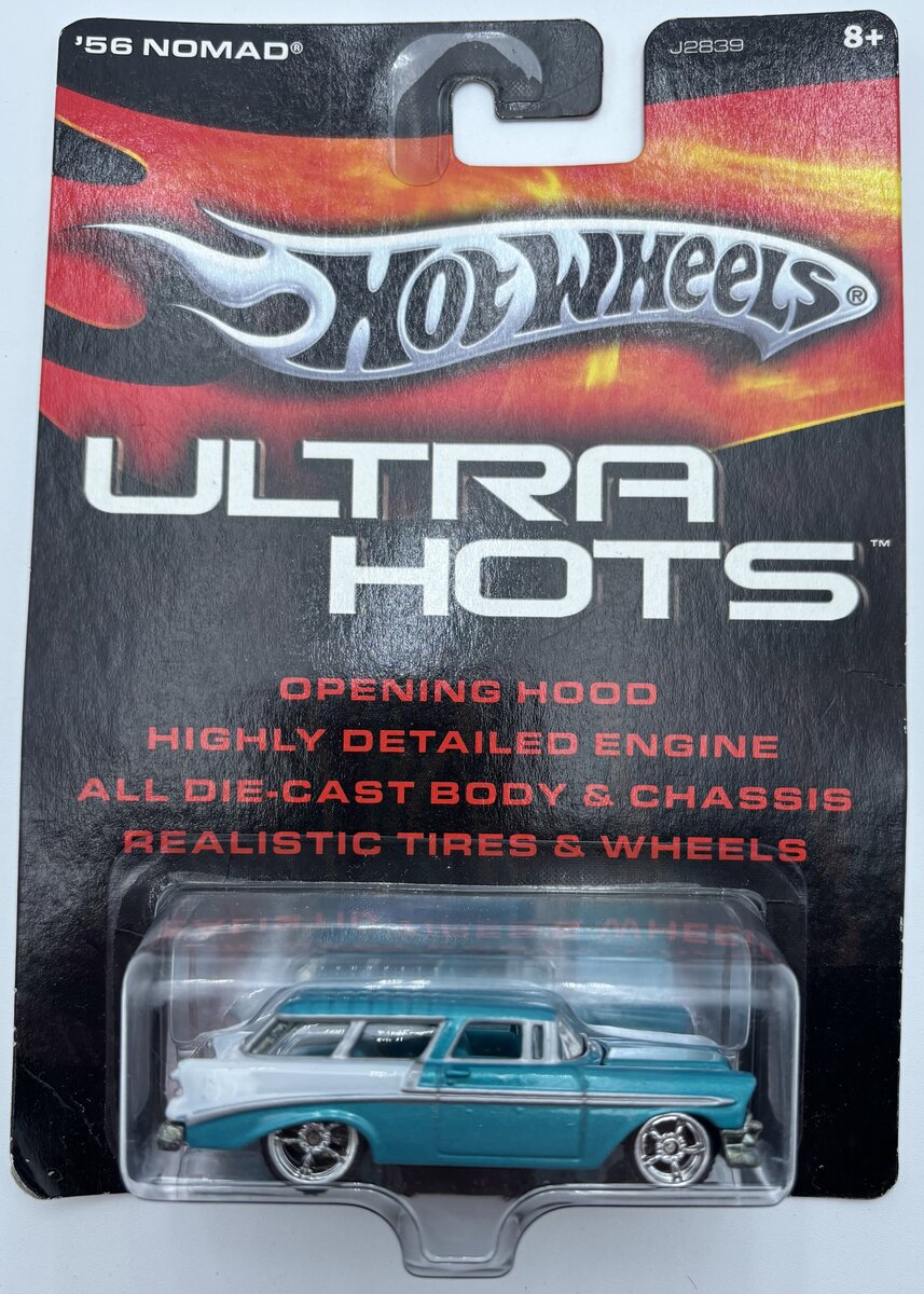 Hot Wheels J2839 1:64 Ultra Hots Turquoise '56 Nomad