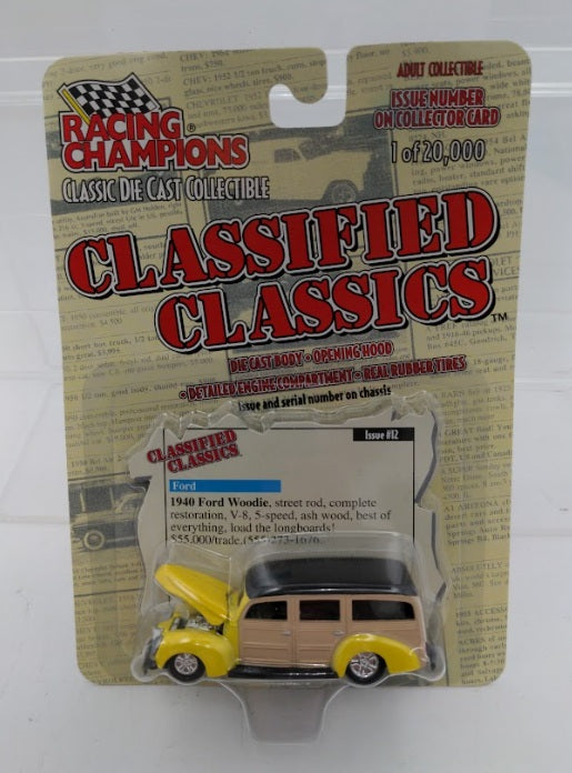 Racing Champions 98905 1:64 Scale Classified Classics 1940 '40 Ford Woodie