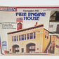 Life Like 1390 HO Scale Hampden #46 Fire Engine House Building Kit
