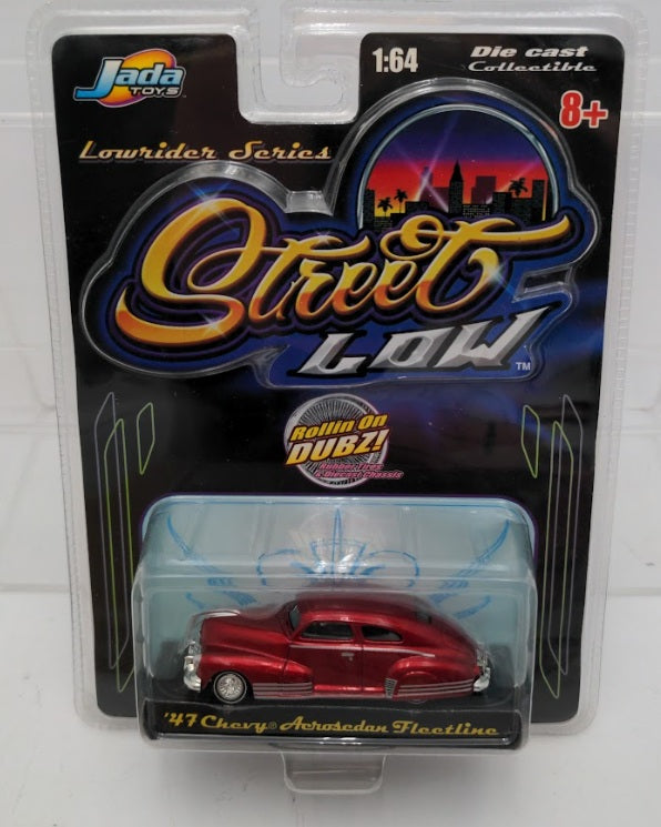 Jada Toys 12111 1:64 Scale Street Low 1947 Chevy Aerosedan Fleetline Diecast