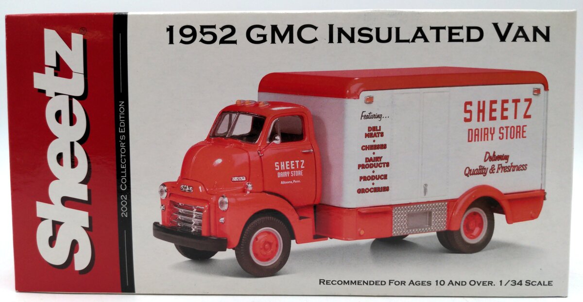 First Gear 19-2957 1/34 1952 GMC Insulated Van Sheetz Dairy Store
