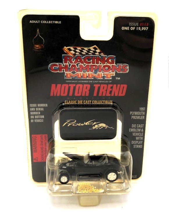 Racing Champions 08140 1:57 Scale Black Issue #115 1997 Plymouth Prowler Diecast