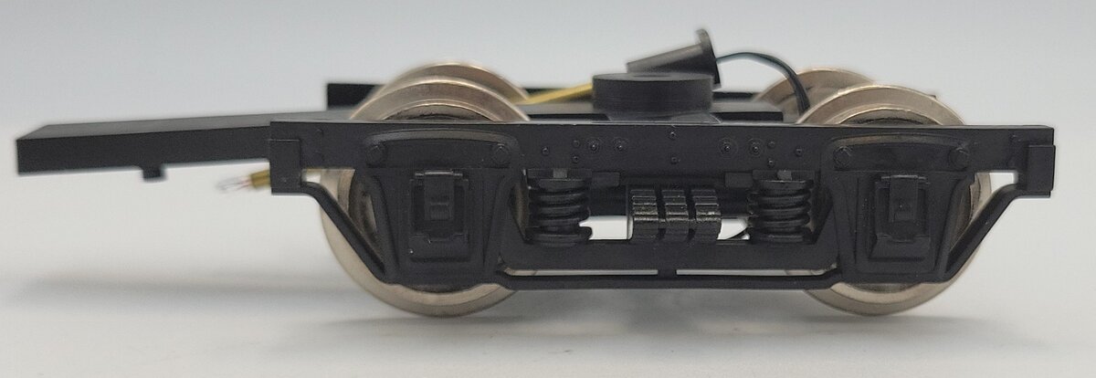 Acme 0522-10 G Scale Black Plastic 4 Spiral Back Metal Wheel Archbar Truck