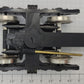 Acme 0522-10 G Scale Black Plastic 4 Spiral Back Metal Wheel Archbar Truck