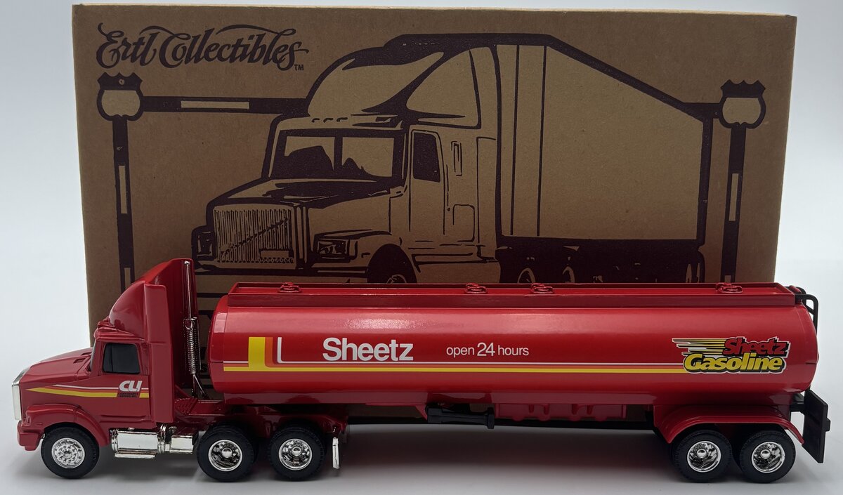 Ertl T179 1:64 Sheetz Gasoline Semi Tractor w/Tanker Trailer
