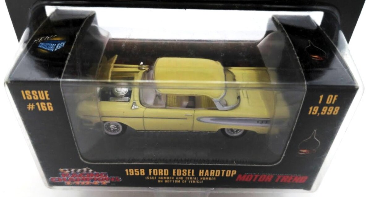 Racing Champions 08136-2 1:65 Scale Yellow #166 1958 Ford Edsel Hardtop Diecast