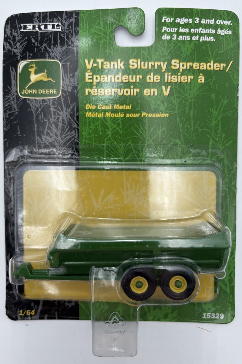 Ertl 15329 1:64 John Deere V-Tank Slurry Spreader