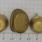 Acme 0526-100 Standard Gauge Solid Brass Steam/Sand Domes (Pack of 6)