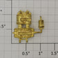 Acme 0526-110 O Gauge Solid Brass Steam Loco Oil Lubricator