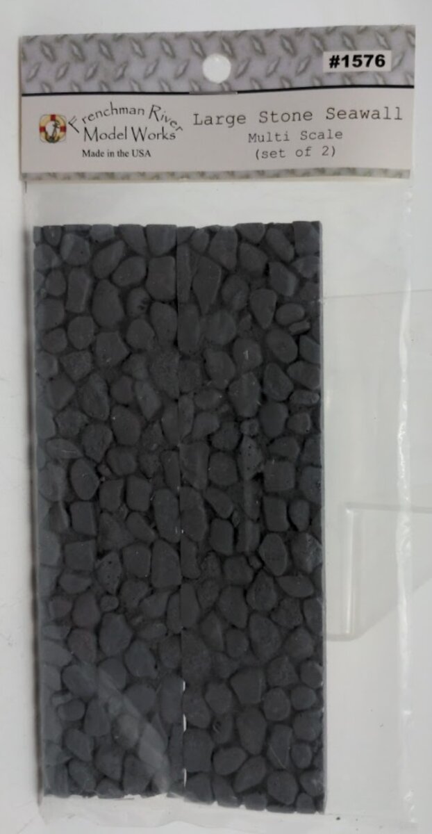 Frenchman River Modelworks 1576 Multi Scale Large Stone Seawall (Set of 2)