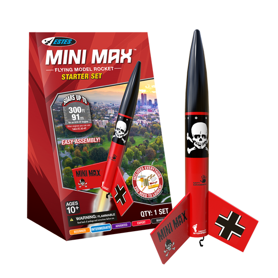 Estes 5337 Mini Der Red Max Starter Set