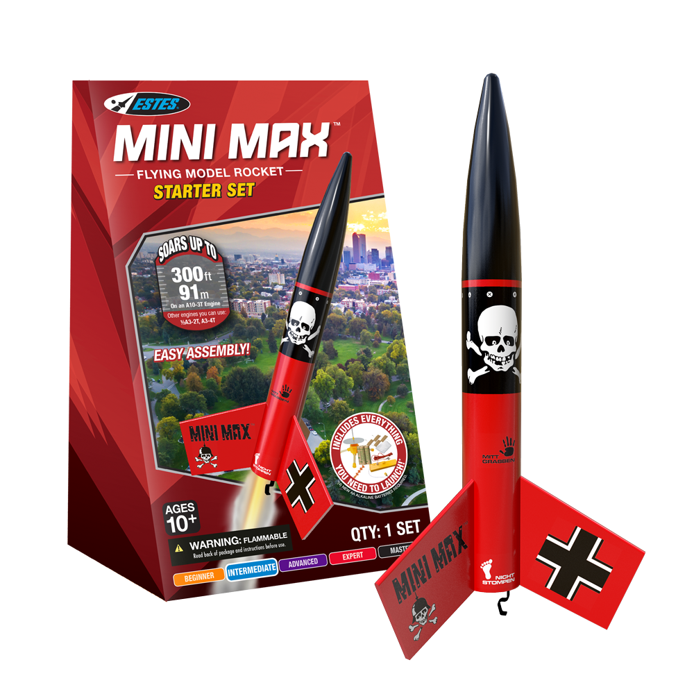 Estes 5337 Mini Der Red Max Starter Set