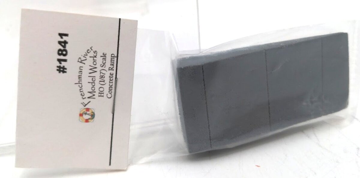 Frenchman River Modelworks 1841 HO Scale Concrete Ramp