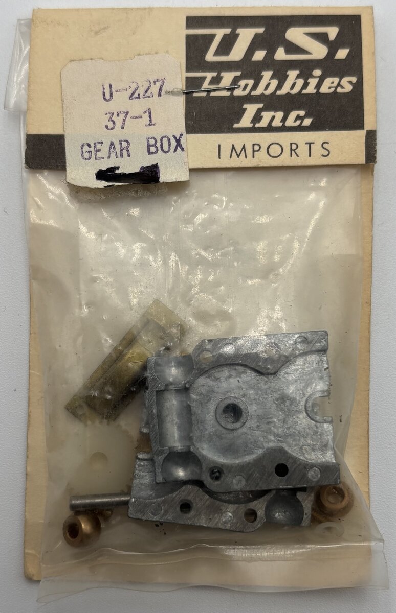 KTM Scale Models U-227 O Gauge 37:1 Ratio Brass Steam Locomotive Gearbox Kit
