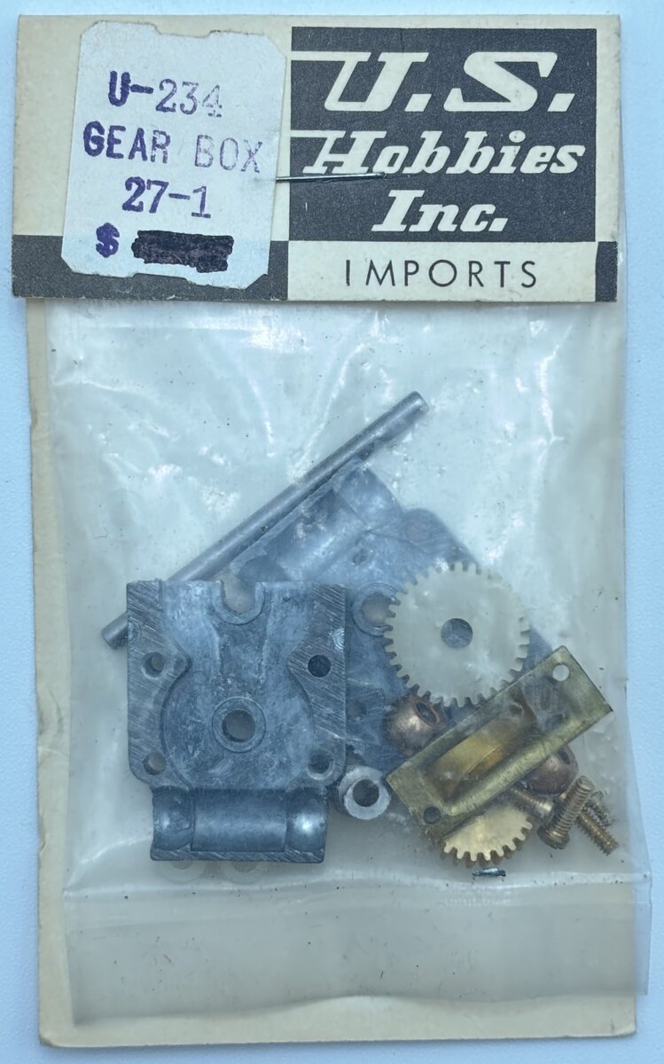 KTM Scale Models U-234 O Gauge 27:1 Ratio Brass Steam Locomotive Gearbox Kit