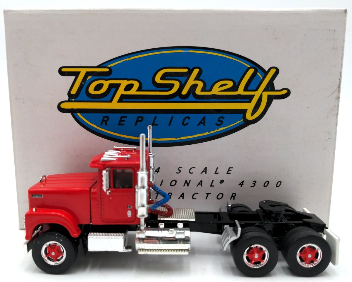 Top Shelf Replicas 30011 1:64 International 4300 Red Day Cab Model