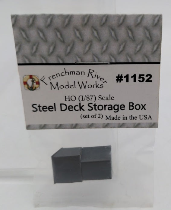 Frenchman River Modelworks 1152 HO Scale Steel Deck Storage Box (Set of 2)