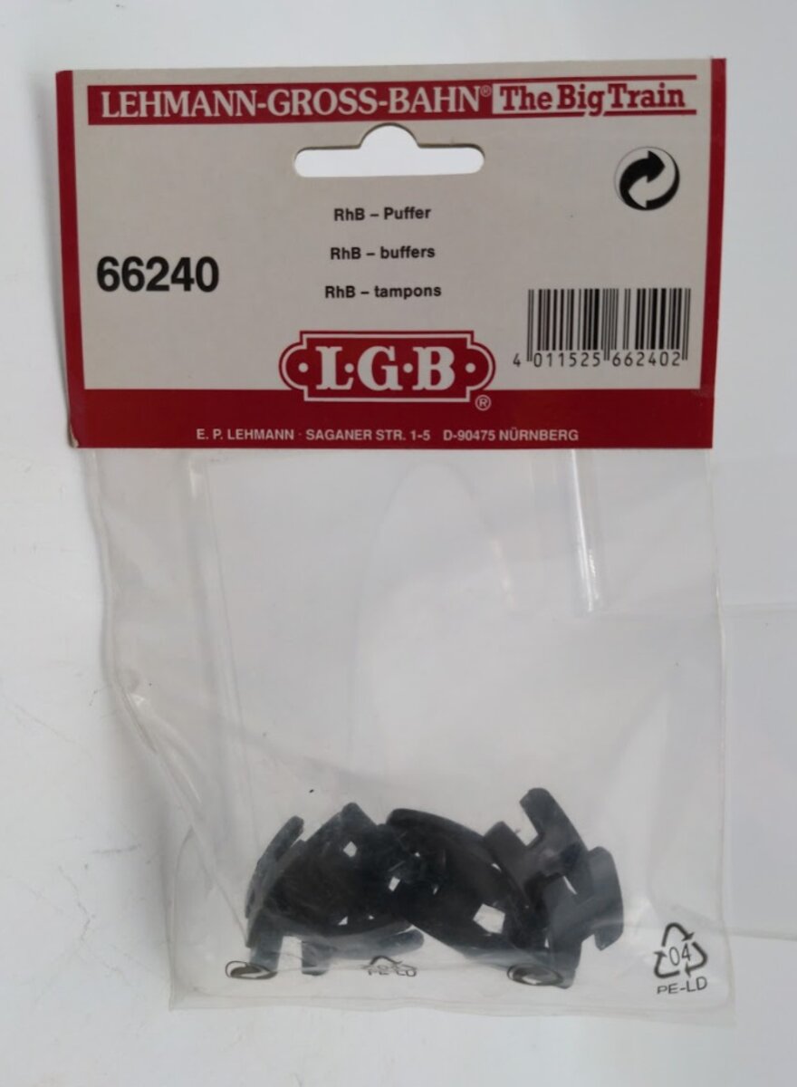 LGB 66240 G Gauge RhB Buffers (Pack of 10)