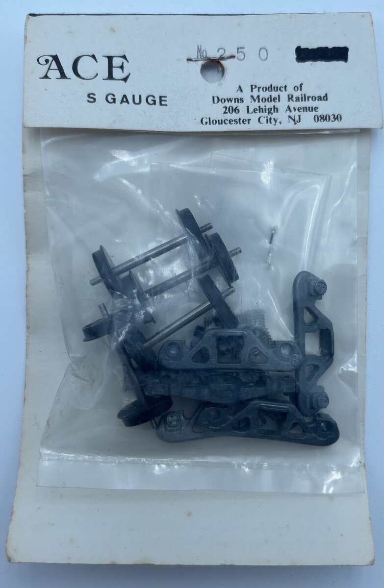 Ace Model Railroad 250 S Barber S-2 Roller Bearing 50-Ton Freight Car Truck Kit