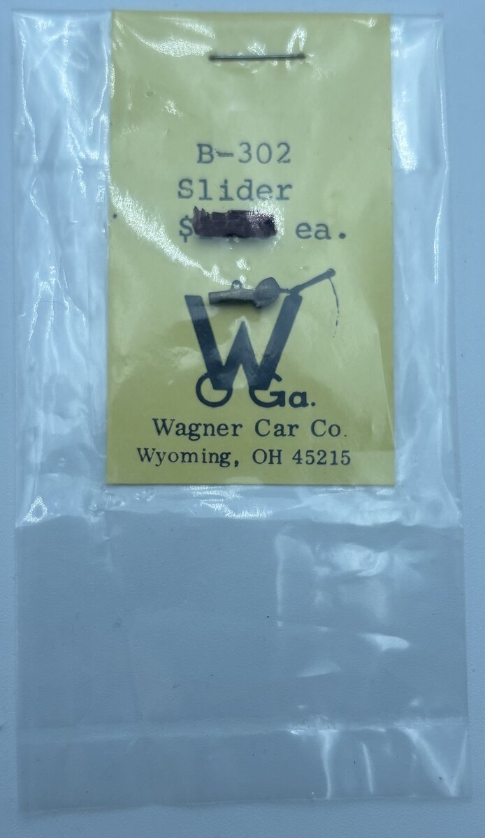 Wagner Car Co. B-302 O Scale Slider