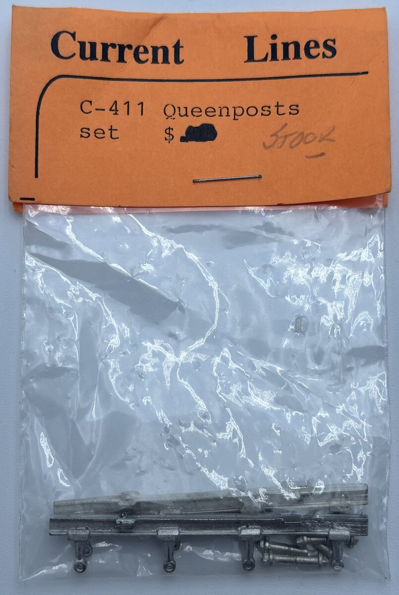 Current Lines C-411 O Scale Queenposts Set
