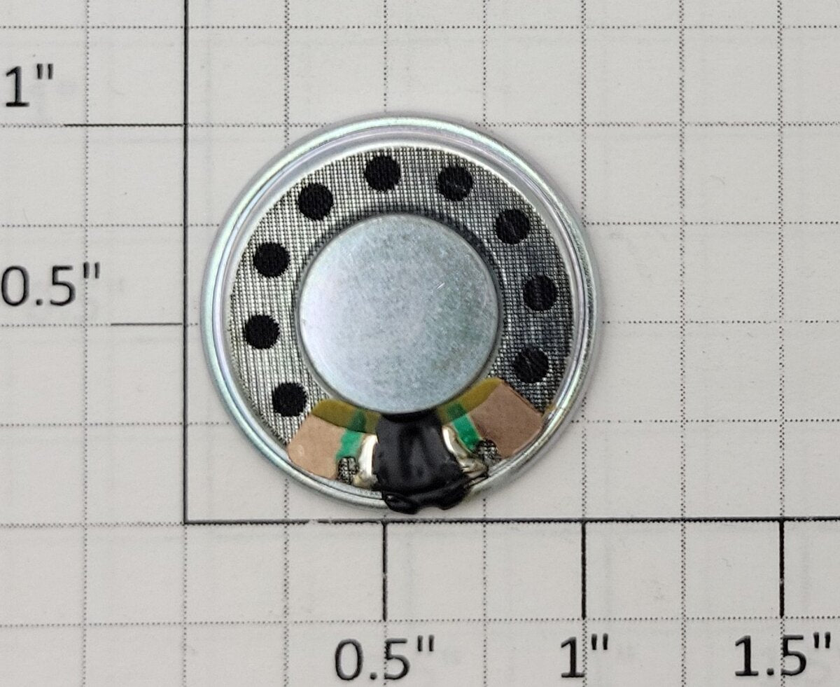 S-Helper HB-1 HB 1.0" 8 Ohm 0.4 WATT Pancake Round Magnetic Speaker