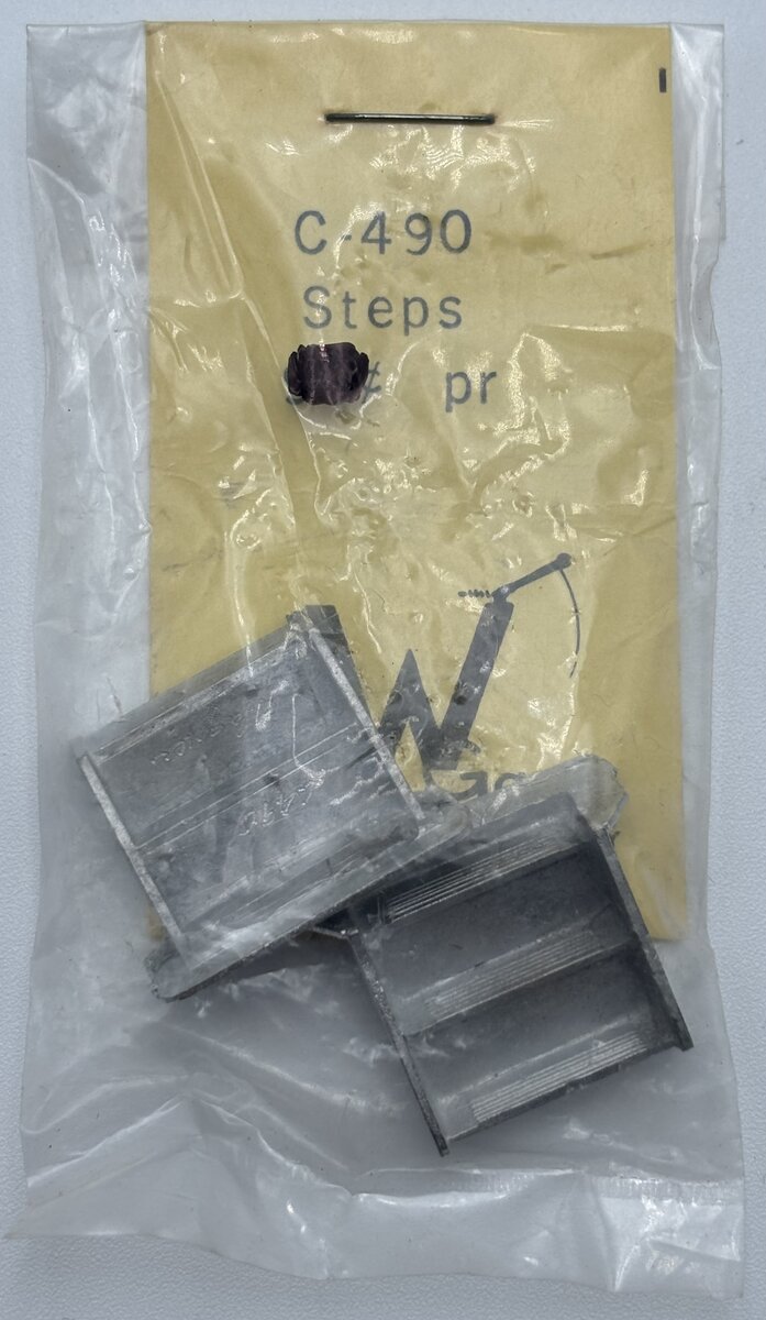 Wagner Car Co. C-490 O Scale Steps (Pack of 2)