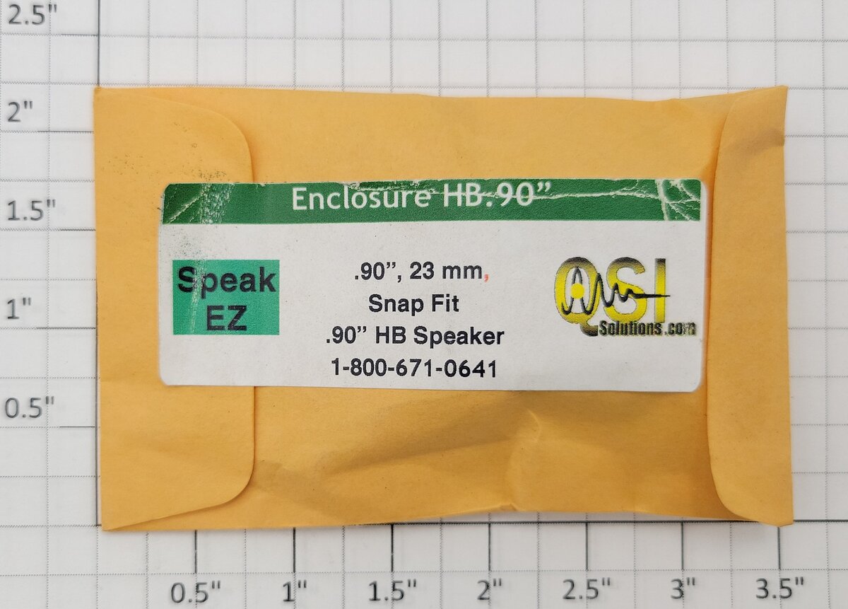 S-Helper SPEZ-90 0.90" HB Speaker Snap Fit Enclosure
