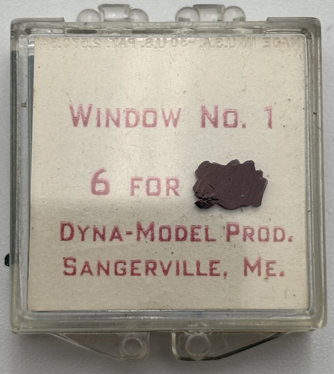Dyna-Model 1 HO Windows (Pack of 6)