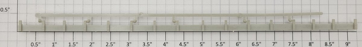 S-Helper 654-06-01 Unpainted Untextured Plastic Rub Rail