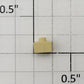 S-Helper 654-06-05 Flatcar Unpainted Plastic Square Chock with Slot for Blade