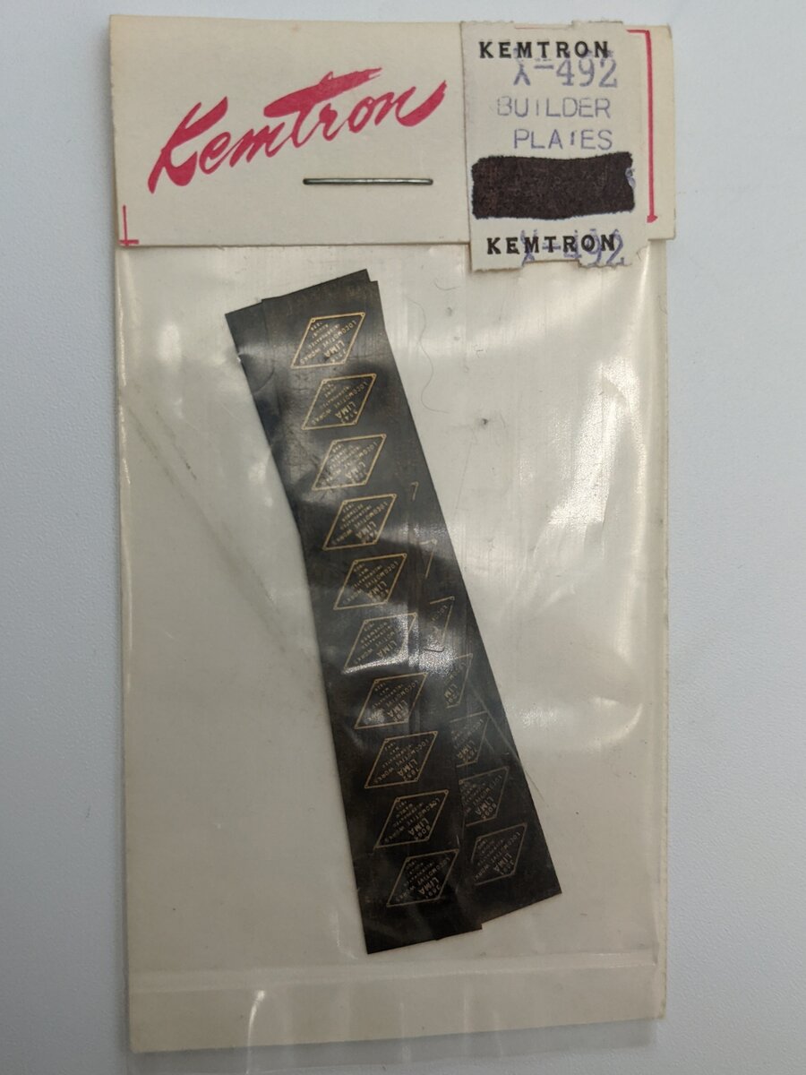 Kemtron X-492 O Builder Plates