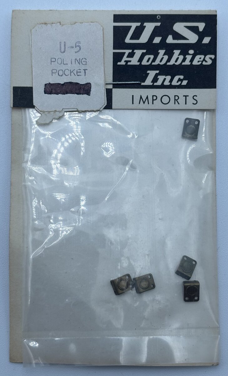 KTM Scale Models U-5 O Scale Brass Poling Pocket (Pack of 5)
