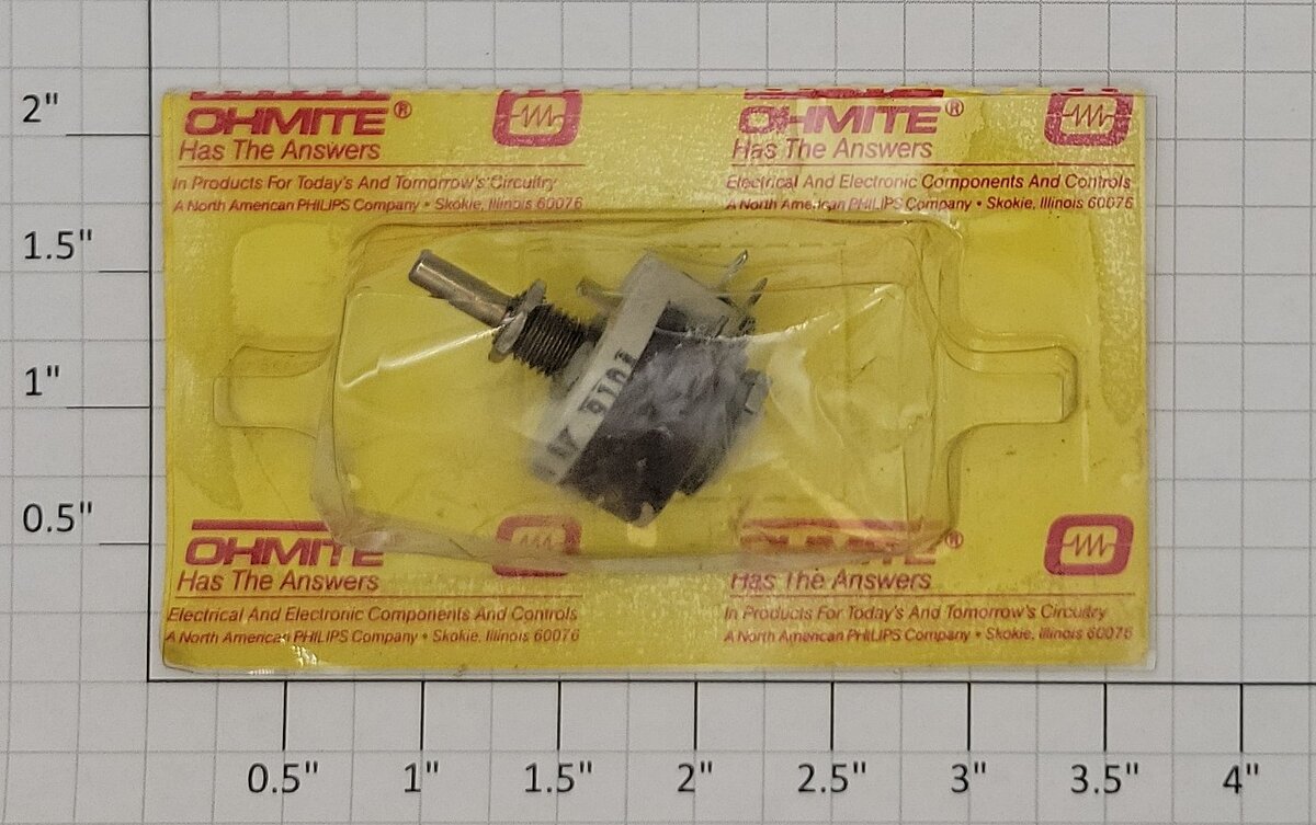 Ohmite RES10KE Ohmite Rheostat 12.5 Watt 10K Ohm in Separate Sale Package