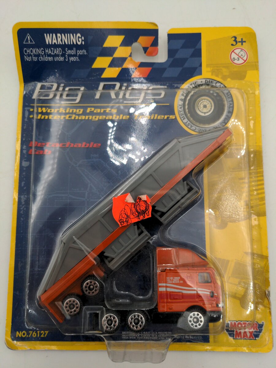 Motor Max 76127 Big Rigs Detachable Cab