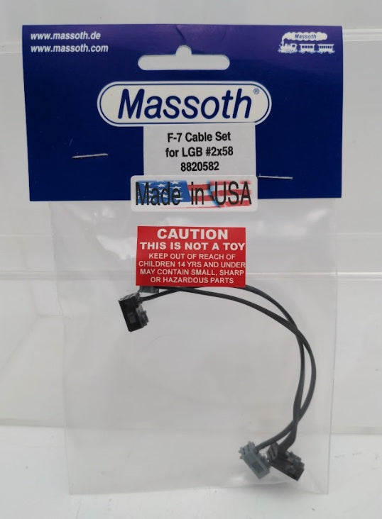 Massoth 8820582 F-7 Cable Set for LGB #2 x 58