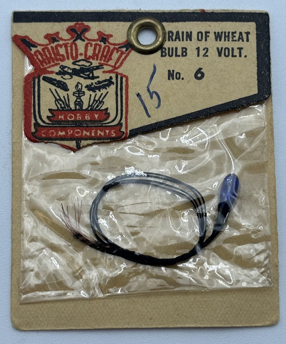 Aristo-Craft 6 HO Grain Of Wheat Bulb 12V, Blue