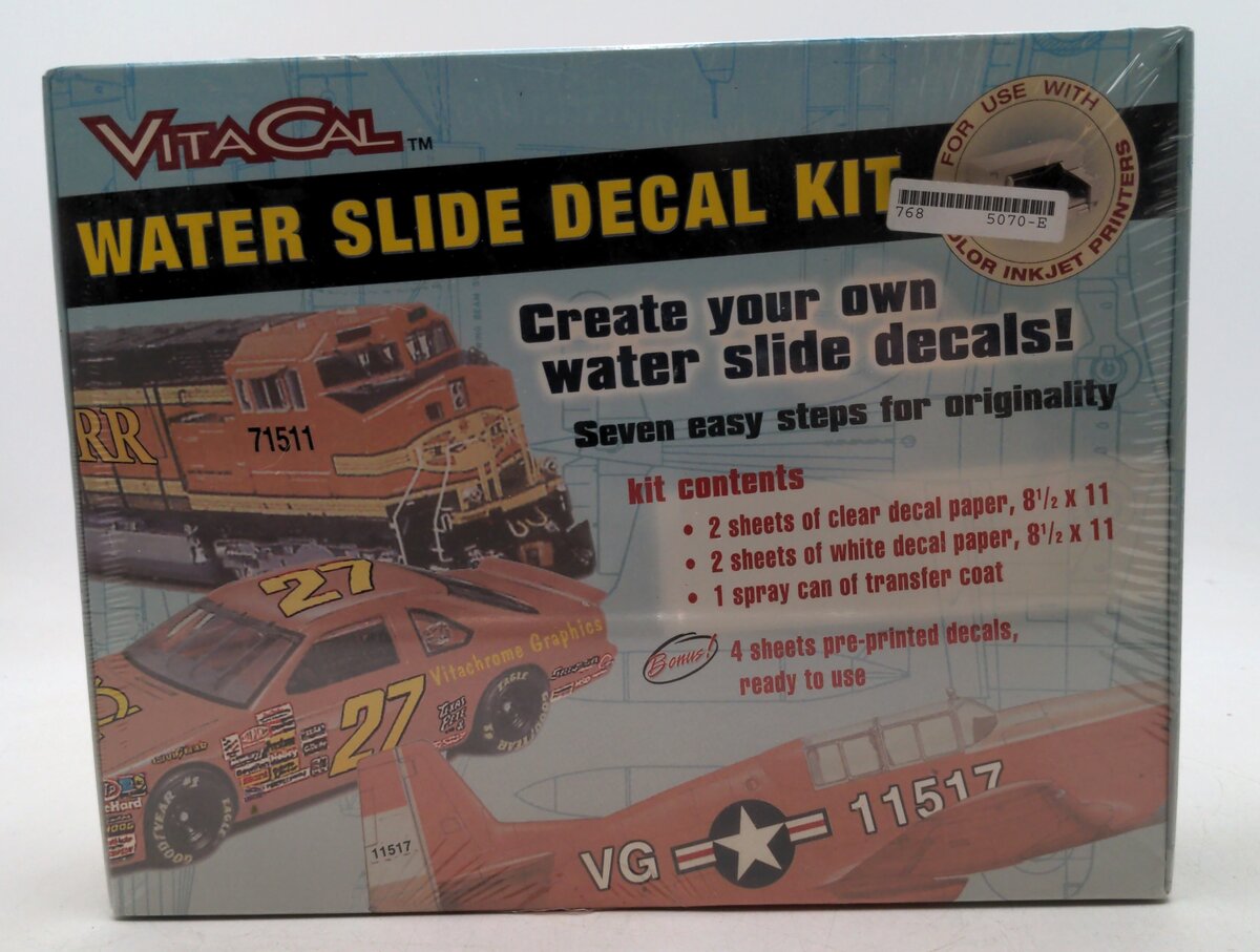 Vitacal 5070 Water Slide Decal Kit