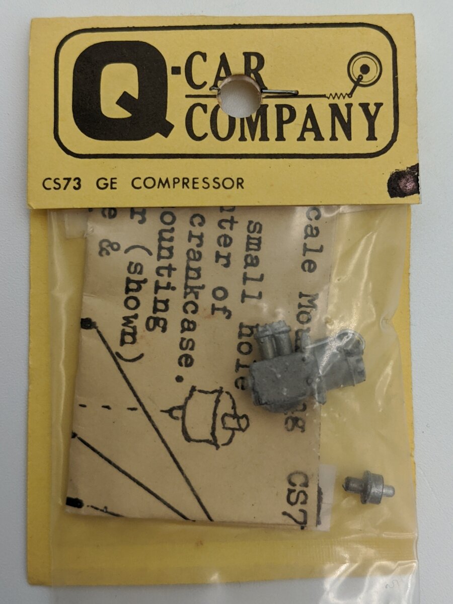 Q-Car Company CS73 O GE Compressor