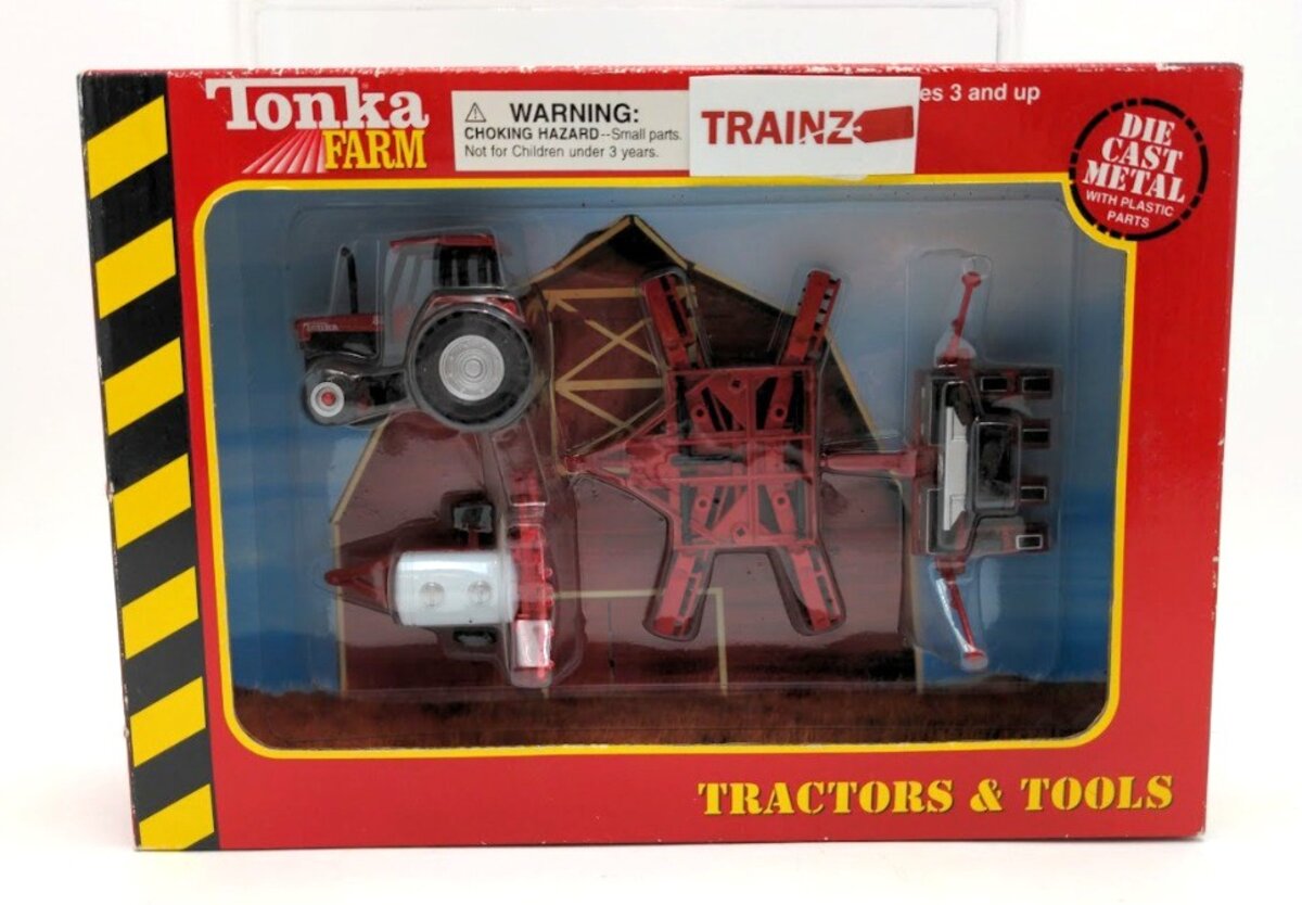 Maisto 12160 1:64 Scale Tonka Farm Tractors & Tools Die Cast Playset