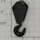 Acme 0529-10 O Gauge Crane Metal Hook with Static Pulley
